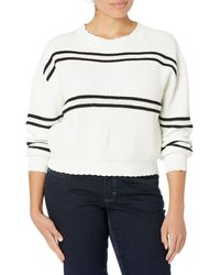 Parker Womens Henri Long Sleeve Ribbed Sweater 
