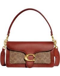 COACH Women's Coated Canvas Signature Day Tote Tan Rust C6336-B4NQ4 One Size