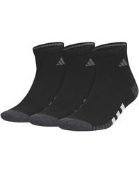 adidas - Cushioned Quarter Socks - Lyst