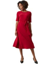 Kasper - Fit And Flare Dress Fire Red - Lyst