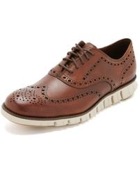 Cole Haan - Zerogrand Wing Tip Oxford - Lyst