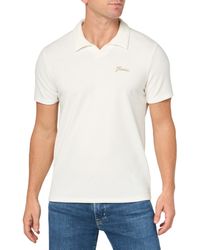 Guess - Dawson Textured Knit Short Sleeve Polo Shirt - Lyst