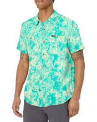 Columbia - Utilizer Printed Woven Short Sleeve Hiking Shirt - Lyst