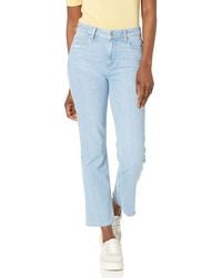 PAIGE - Vintage Colette W/raw Hem High Rise Cropped Ankle In Starcourt Distressed - Lyst