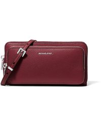Michael Kors - Jet Set Large Continental Crossbody Wallet - Lyst