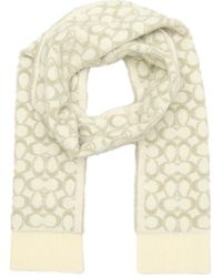 COACH - Signature C Metallic Muffler - Lyst