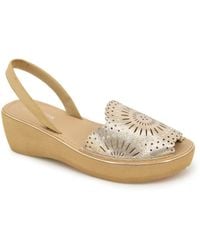 Kenneth Cole - Fine Glass Lzr Wedge Sandal - Lyst