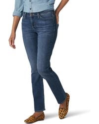 Lee Jeans - Legendary Mid Rise Straight Leg Jeans - Lyst