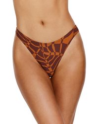 Gottex - Flirtt Bikini Bottom - Mid Rise, Front Lining, Pairs With Our Retro Jungle Bikini Top, Top Sold Separately - Lyst