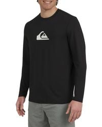 Quiksilver - Swimwear Regular Fit Upf 50 Long Sleeve Sun Tee Rash Guard Shirt - Lyst