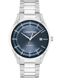Calvin Klein - 40mm 3h Automatic Watch - Stainless Steel Bracelet - Water Resistance 30 Meters - Self-winding Mechanical Movement - Luxury - Lyst