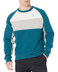 champion harvard sherpa crew neck sweater