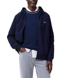 Lacoste - Embroidered Croc Zip Hoodie - Lyst