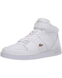 lacoste high top shoes