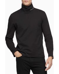 calvin klein black turtleneck