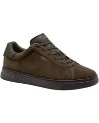 COACH - High Line Sneaker In Suede - Lyst