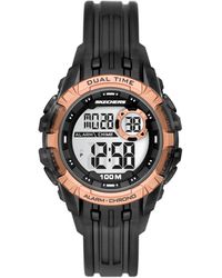 Skechers - Sunnyglen Digital Black Polyurethane Watch - Lyst