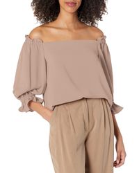 Trina Turk - Womens Off The Shoulder Top Blouse - Lyst