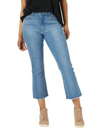 Damen Bekleidung Jeans Capri-Jeans und cropped Jeans Wrangler Denim Jeans wild west in Blau 