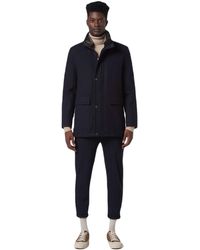 Andrew Marc - Mid-length Water Resistant Brooks Jacket Removable Faux Rabbit Interior Collar - Lyst