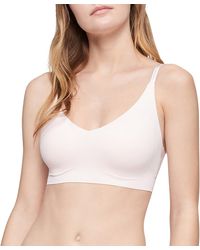 Calvin Klein - Invisibles Comfort Light Lined Triangle Bra (Nymph'S Thigh) Bra - Lyst