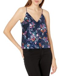 gold sequin sleeveless top