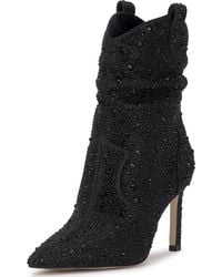 Jessica Simpson - Evgena Embellished Western Boot - Lyst