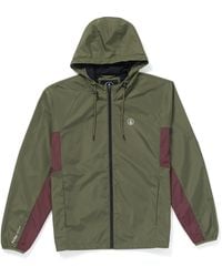 Volcom - Wavern Water Resistant Windbreaker Light Jacket - Lyst