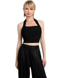 Guess - Sleeveless Halter Strap Sofie Top - Lyst
