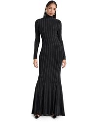 Norma Kamali - Long Sleeve Turtle Fishtail Gown - Lyst