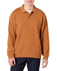 Amazon Essentials - Relaxed-fit Knit Polo Sweater - Lyst