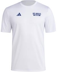 adidas - Standard Los Angeles Galaxy Local Warp Pre-game Short Sleeve T-shirt - Lyst