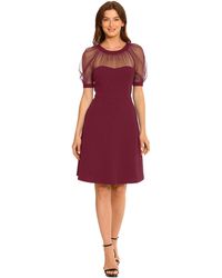Maggy London - Illusion Dress Occasion Event Party Holiday Cocktail Guest Of Wedding - Lyst
