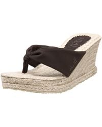 O'neill Sportswear - Bora Bora Rope Wedge Sandal,brown,6 M Us - Lyst