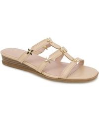 Kensie - Alaina Flat Sandal - Lyst