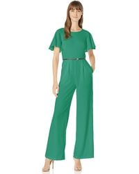 green calvin klein jumpsuit