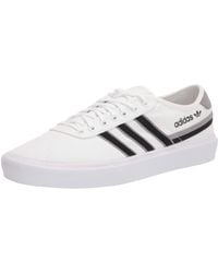 adidas Originals Rubber Delpala Happy Camping Sneakers in White | Lyst