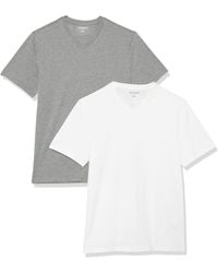 Amazon Essentials - T-Shirt con Scollo a v a iche Corte Slim Uomo - Lyst