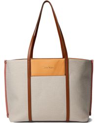 Anne Klein - Large Color Blocked Canvas Tote - Lyst