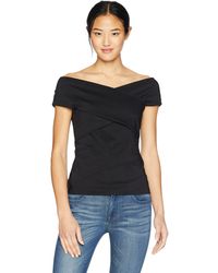 bailey 44 black site lace top