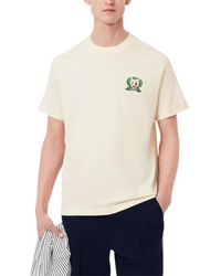 Lacoste - Classic Fit Made In France Graphic T-shirt - Lyst