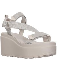 Guess - Ocilia Wedge Sandal - Lyst