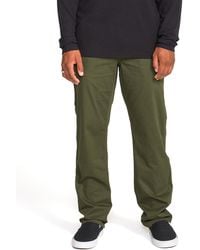 Volcom - Tustin Workwear Durable Cotton Twill Pants With Utility Cargo Pockets - Lyst