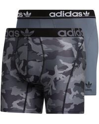 adidas Originals - Trefoil Athletic Comfort Fit Boxer Brief Underwear 2-pack - Lyst