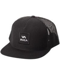 RVCA - Mens Adjustable Snapback Trucker Hat - Lyst