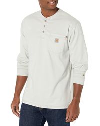 Carhartt - Mens Flame Resistant Force Cotton Long Sleeve - Lyst
