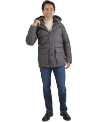 Cole Haan - Quilted Flannel Packable Down Parka - Lyst