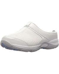 easy spirit leather mules