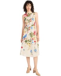 Maggy London - Fit And Flare Midi Sleeveless Summer Style With A-line Silhouette-wedding Guest Dress - Lyst