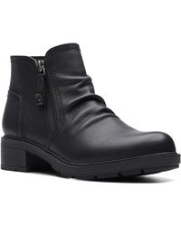 Clarks - Hearth Dove Ankle Boot - Lyst